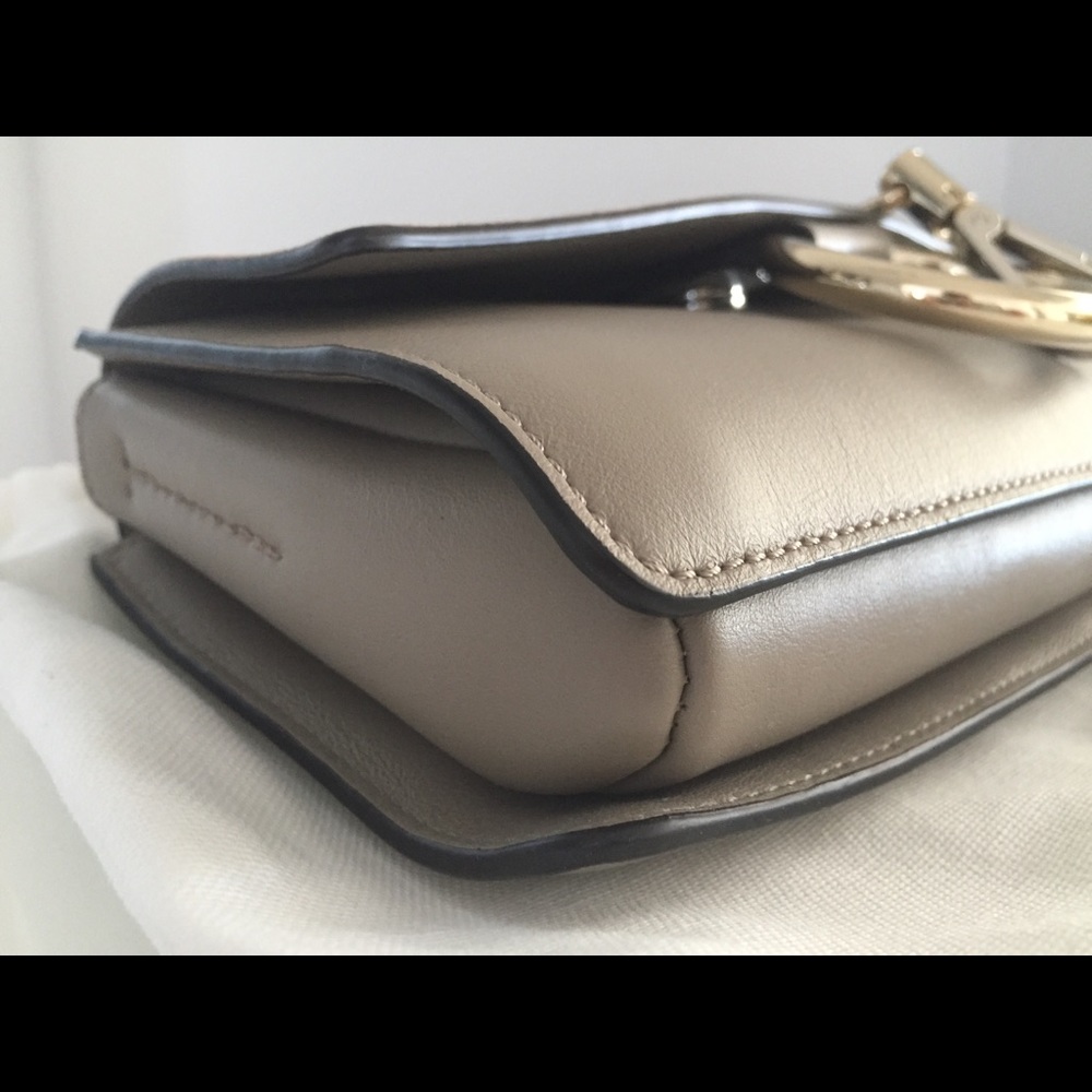 (SOLD) Chloé Small Faye Shoulder Bag, Motty Grey - Picture 6 of 14